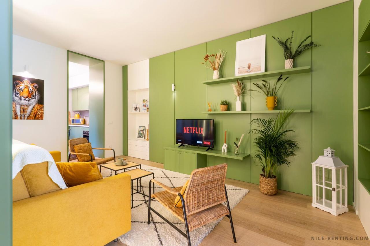 Nice Renting - Bavastro - Luxurious Loft - 2 Bedroom - Ac - Balcony - Trendy Neighborhood מראה חיצוני תמונה
