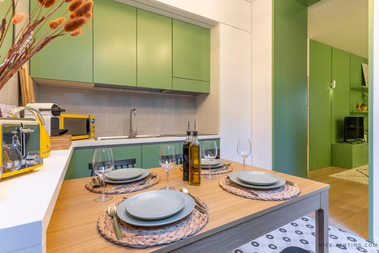 Nice Renting - Bavastro - Luxurious Loft - 2 Bedroom - Ac - Balcony - Trendy Neighborhood מראה חיצוני תמונה